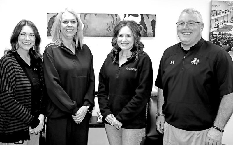 MPISD Educational Results Partnership Honor Roll recipients (L to R) Fowler Principal Carrie McMinn, Brice Principal Amanda Jones, Sims Principal Jeannie Pat Jaggers, and MPISD Superintendent Judd Marshall Courtesy Photo