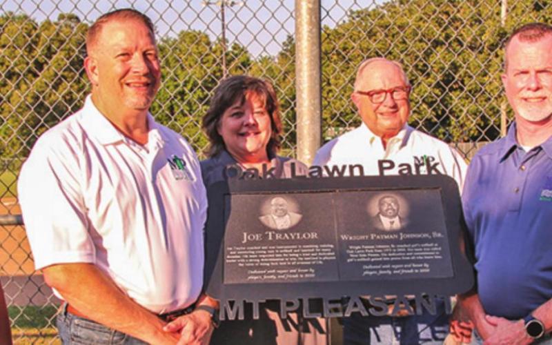 From left, From left: Mount Pleasant City Councilmembers Jerry Walker, Galen Adams, Sherri Spruill, City Manager Ed Thatcher, Councilmember Henry Chappell, and Mayor Tracy Craig, Sr.