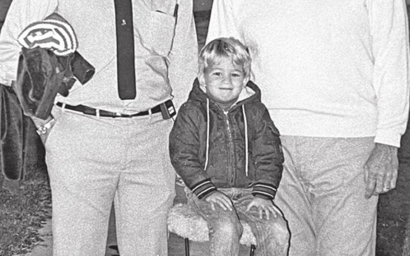 Pictured is Dr. Marc Kimball (L) with his eldest son Brian Kimball (M) who is now a pastor in Mt. Pleasant, and his father, Dr. John C. Kimball (R). COURTESY PHOTO