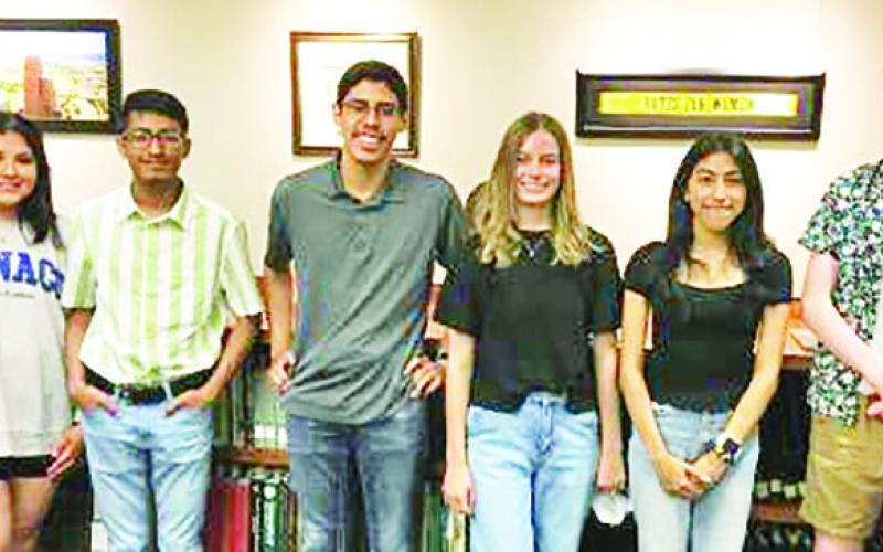 Research team: Keren Valencia, Victor Diaz, Raul Leija, Jordan Chapin, Michelle Calderon, and Sam Pollan. COURTESY PHOTO