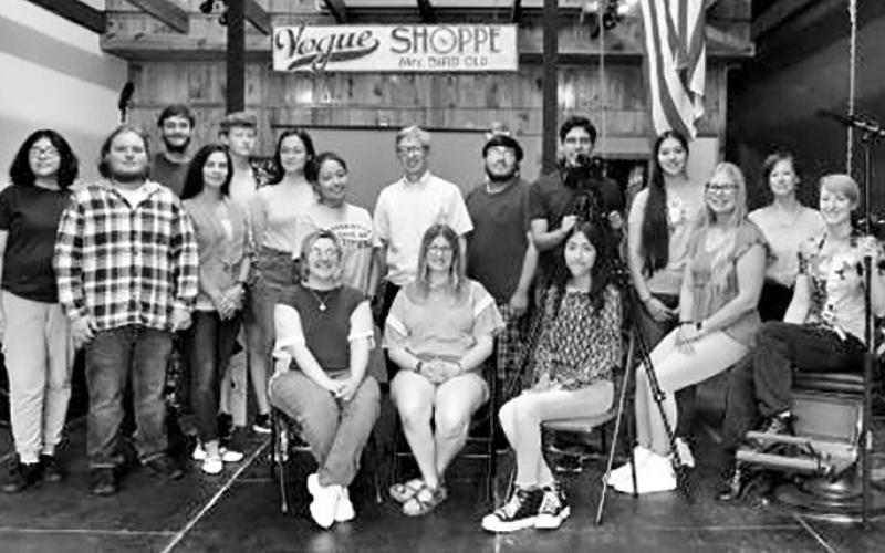 Full cast and crew. Photo courtesy of Hudson Old. COURTESY PHOTO