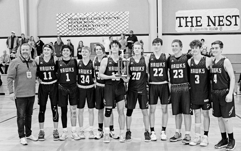 CHAAMPposeswiththesecondplacetrophyafterfallingtotheTylerHEAT. COURTESY PHOTOS