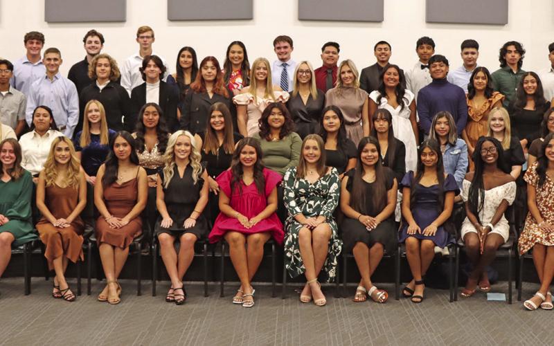 The new members of the MPHS National Honor Society