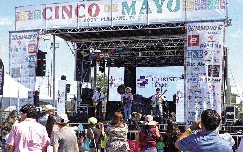 Crowd enjoys live music at the 11th Annual Cinco de Mayo celebration.