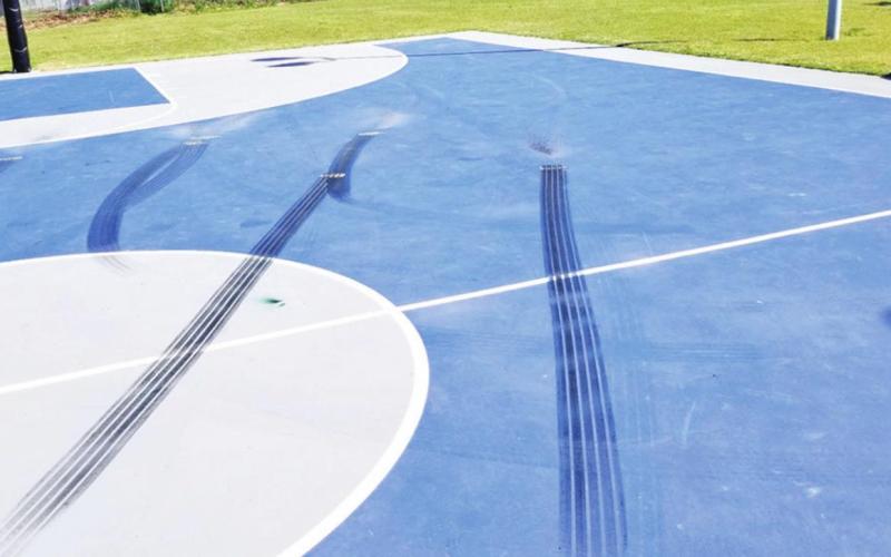 Vandals damage new basketball courts Barry Jones-Vice President/Branch Manager See VACCINE