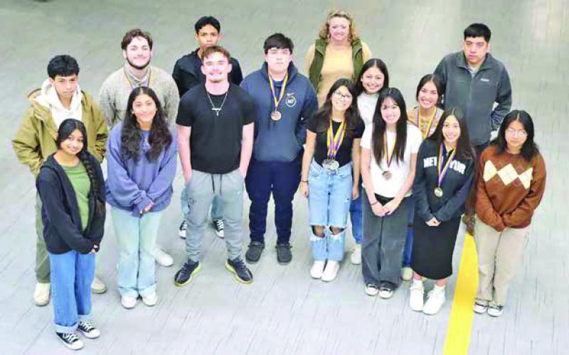 Pictured: members of the MPHS UIL Academic teams COURTESY PHOTO