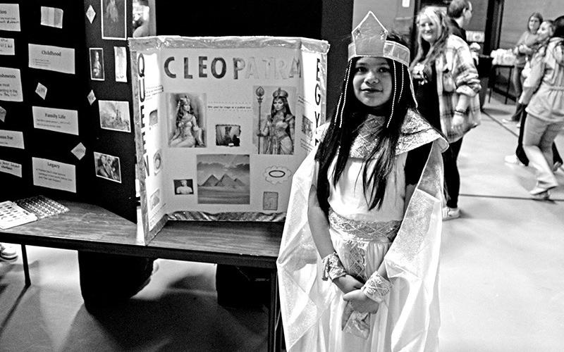 Chapel Hill Elementary hosts Living Wax Museum