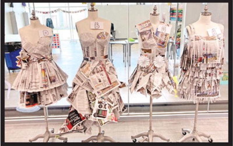 MPHS Fashion Marketing student creations COURTESY PHOTOS