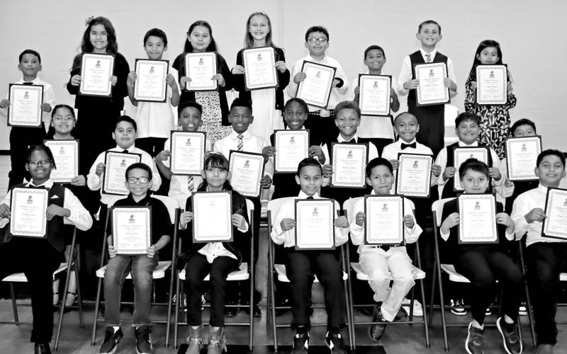 The 2025-2026 National Elementary Honor Society members from Frances Corprew Elementary School Courtesy Photo