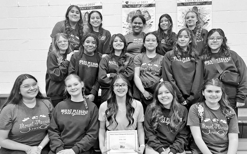 The Mount Pleasant Junior Winter Guard