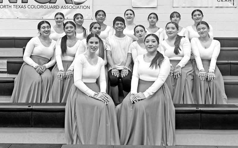 The Mount Pleasant JV A Winter Guard