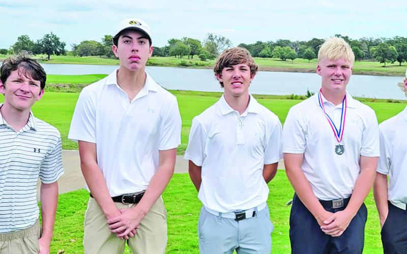 Tiger Golf (L to R) Prestyn Joyner, Alessandro Greco, Braiden Merryman, Jacob Baker, and Brandon Carter COURTESY PHOTOS