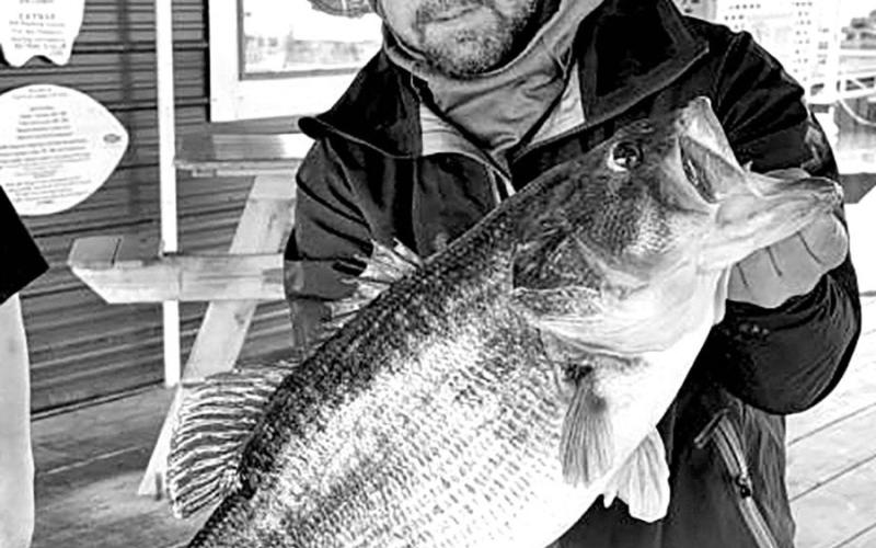 Clayton Braddock of Argyle caught his 13.30 pound Legacy Lunker from Lake Tawakoni on Feb. 24. It’s the first-ever Legacy Lunker from the 37,000-acre northeast Texas Lake. (Photo Courtesy Drew Schall)