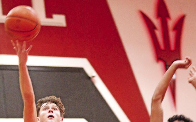 Chapek Hill senior Max Daniel goes in for a lay-up against Sunnyvale last week.