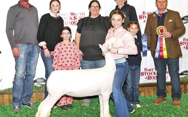 Chloe Snodgrass, winner at Ft. Worth Stock and Rodeo Show COURTESY PHOTO / MATT BROCKMAN