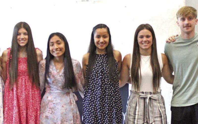 The graduating class of 2023 Honor Graduate Top 10% students. See more photos on page 2. TRIBUNE PHOTO / RYLEIGH STEGALL