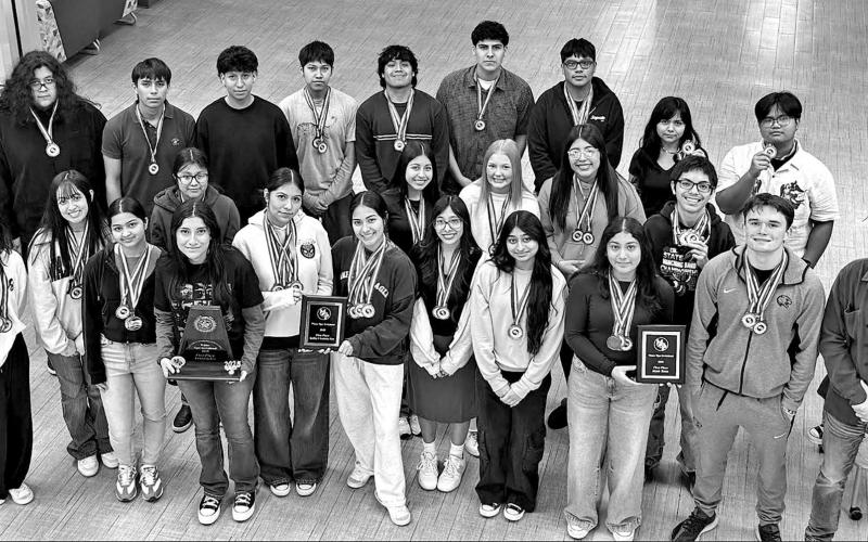 Members of the MPHS UIL Academic teams COURTESY PHOTO