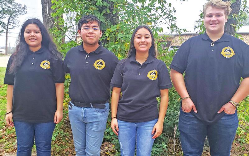 Pictured L to R: Litzy Gonzalez, Eduardo Joshua Espinoza, Abril Ramirez, and Clayton Miller COURTESY PHOTO