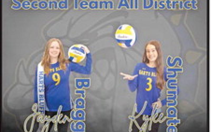 Harts Bluff student athletes earn recognition for their volleyball play