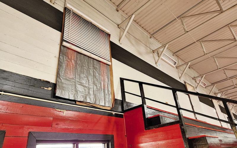 Chapel Hill ISD’s bond include a new elementary gym. The current gym, which was built in the early 1950s, is showing signs of deterioration.