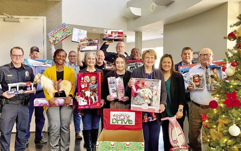 The City of Mount Pleasant’s participation in the Communities in School Toy Drive was a happy success with so many City staff members helping make the holidays brighter for kids throughout our community! The City also thanks citizens who dropped their toys off at City Hall or the Library! COURTESY PHOTO