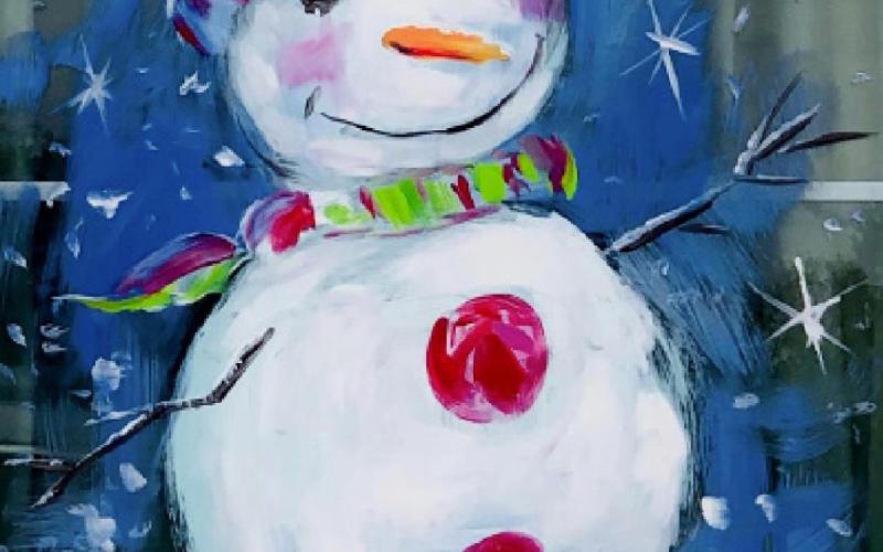 Freeman paints MP with holiday cheer