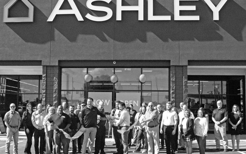 Ashley Furniture hosts ribbon cutting
