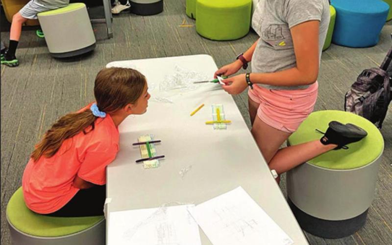 Little Bulldogs get creative at Harts Bluff summer school