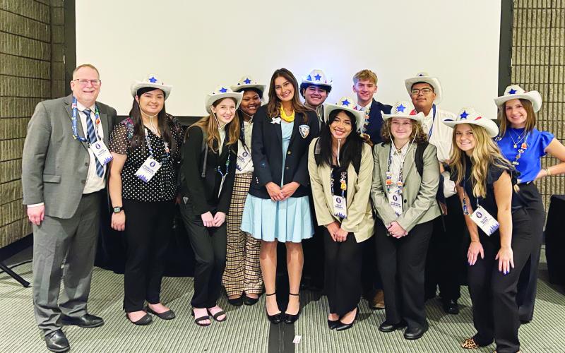 MPHS FBLA members at National opening ceremonies. COURTESY PHOTO