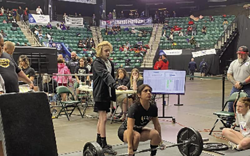 Four trips, two titles: MP’s Jaimes repeats as state powerlifting champion