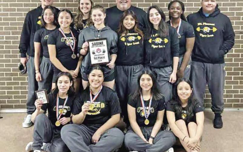 The 2024 MPHS Lady Tiger Powerlifting team COURTESY PHOTO