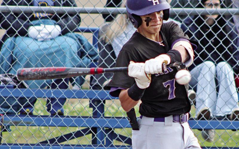 CHAAMP’s David Harrison keeps his eyes on the ball as he starts his swing