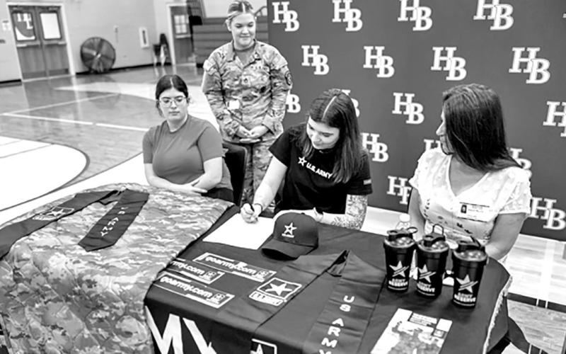 Local graduate Mia Morrow enlists in U.S. Army Reserves to serve as Military Police