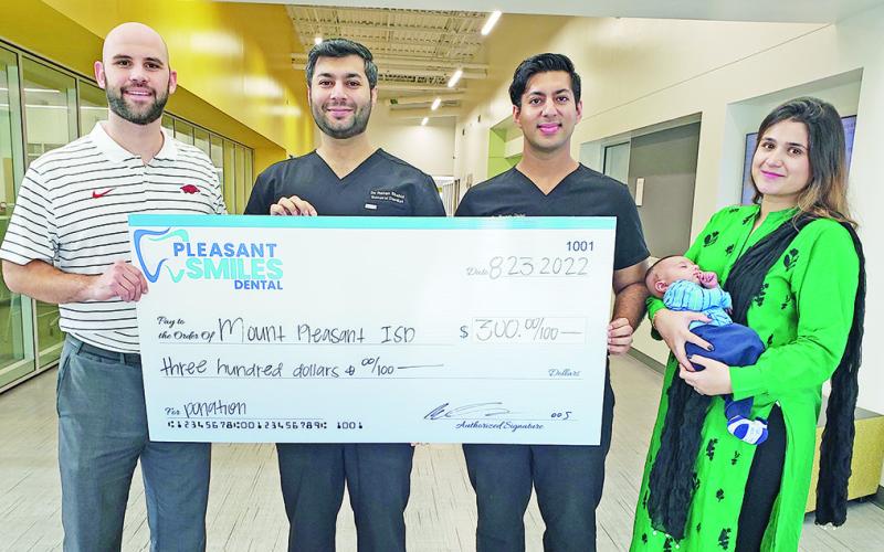 Pleasant Smiles Dental donates to Mount Pleasant High School