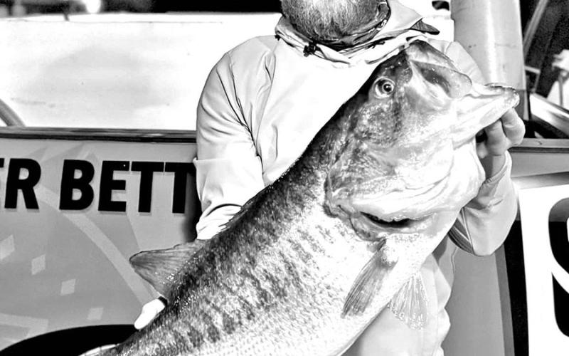 Lake O.H. Ivie fishing guide Brady Stanford with the first Toyota Legacy Lunker of 2025. Stanford caught the 13.13 pounder on January 2. (Courtesy Photo Brady Stanford)