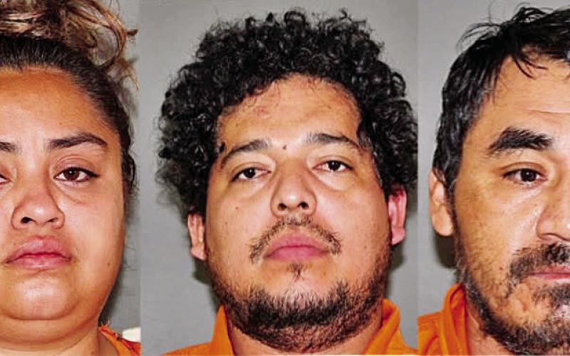 (Left to right) Melby Antunez-Ortega, Rony Almendez, Damaso Rojas-Hernandez COURTESY PHOTOS / TITUS COUNTY JAIL