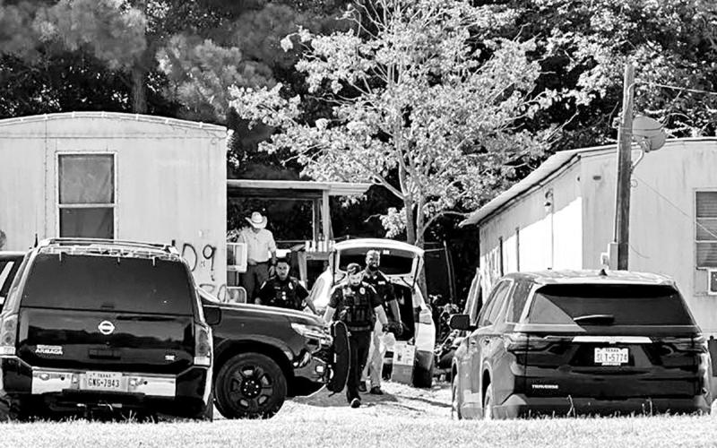 MPPD investigating the residence on Private Rd 3015 COURTESY PHOTO / SHAHLENE GENTRY