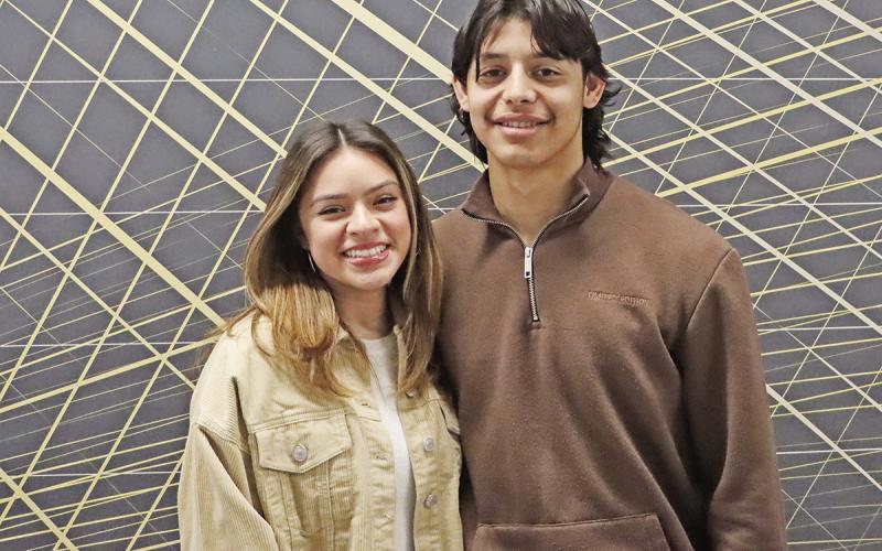 Mr. and Miss MPHS, Gyselle Lozano and Cesar Flores COURTESY PHOTO
