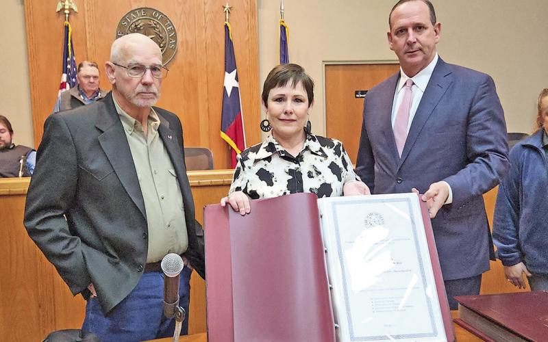 Deed book presented in memory of Dianna Norris-Owens