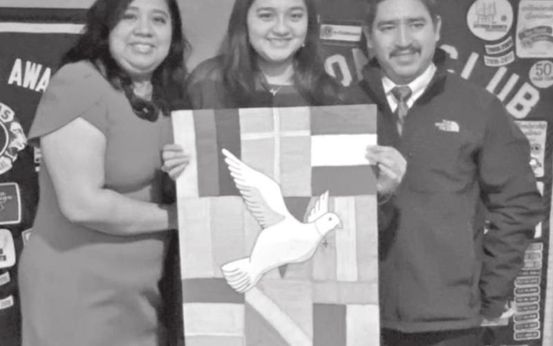 Student Peace Poster winners recognized by Lions Club