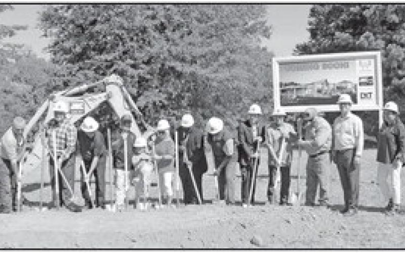 GAZETTE PHOTO / ELIZABETH LANNINGBreaking ground on Pittsburg’s up-and-coming Whataburger.