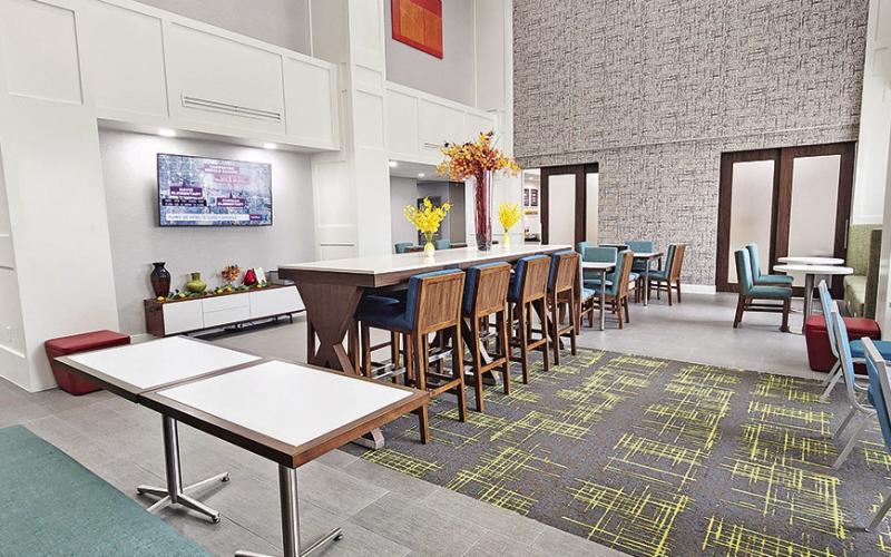 Hampton Inn reveals new looks behind the red ribbon