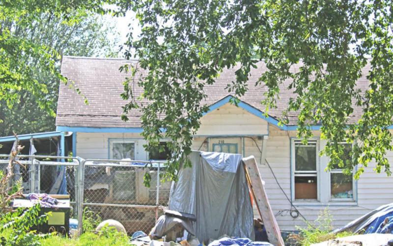 The property shown was home to 35 abused and neglected animals. Many of the dogs seized from the property were emaciated and covered in mange. TRIBUNE PHOTO / DI DUNCAN