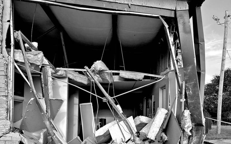 Vehicle crashes into Mount Pleasant Health and Human Services building