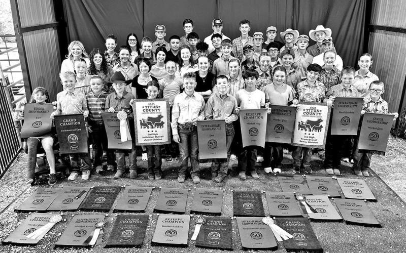 Chapel Hill Northeast FFA takes home dozens of wins from Titus County Fair 2025