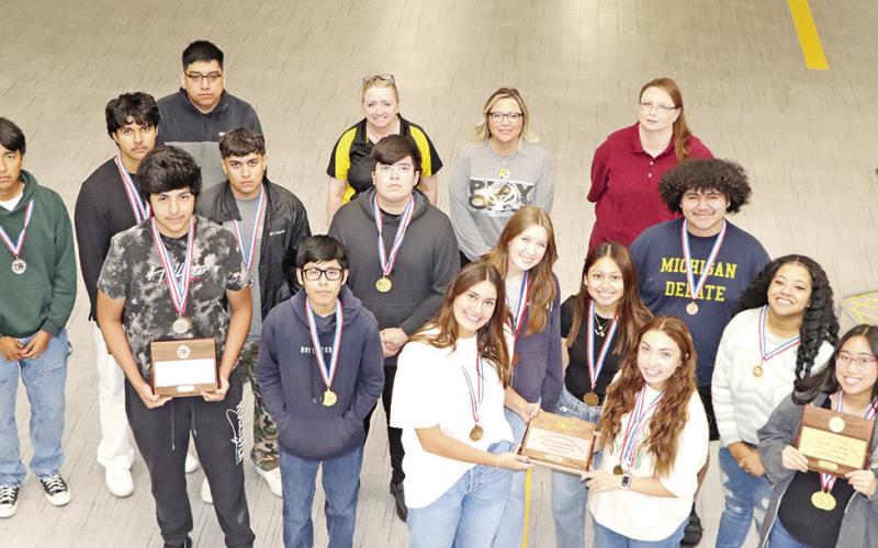 MPHS UIL Academic Regional medalists COURTESY PHOTO