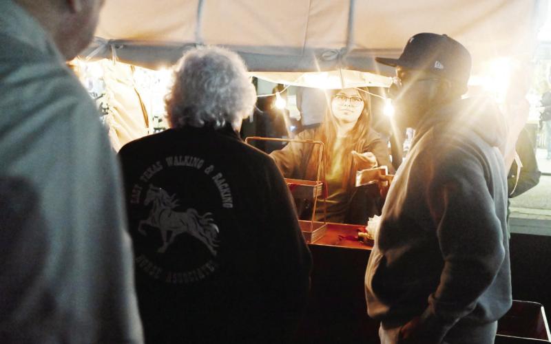 The City of Mount Pleasant kicked off the Christmas season Nov. 17 with a lighting ceremony downtown. Event attendees enjoyed hot cocoa, cookies and live music as the courthouse and Christmas tree lit up the square. Cowboy Santa made an appearance, too. FILE PHOTOS