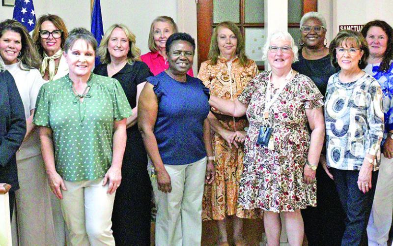 Teachers and faculty retiring from Mount Pleasant ISD and Chapel Hill ISD