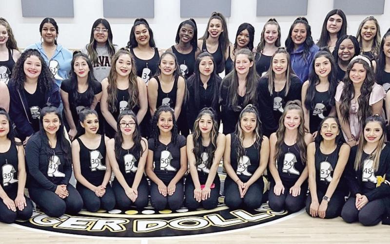 Mount Pleasant High School Tiger Dolls select new members