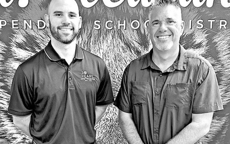 (L to R) MPISD Assistant Superintendent of Human Resources, Craig Bailey, and Assistant Superintendent of Student Services, Dustin Cook